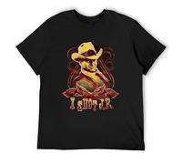 Dallas TV Series I Shot Jr Men's T-Shirt Fashion Spring Summer Casual Short Sleeve O Neck Black XXL
