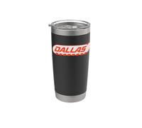 Dallas y2k Texas Vintage Inspired 90s Gen Z Frutiger Vibes Gobelet isotherme en acier inoxydable double paroi