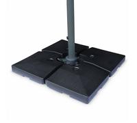Dalle à lester pour parasol 51x51cm (lot de 4)