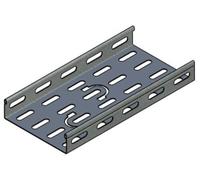 Dalle chemin de câble PSN perforée 3 m 75 x 27mm NIEDAX 001002