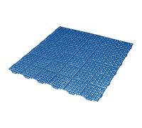 Dalle Clipsable Jardin Ou Piscine En PP 56 x 56 Cm Bleu