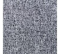 MonsterShop - Dalle de moquette Ultra-Résistant - Gris platine 50×50 cm, 20 dalles (5 m²)