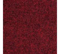 Dalle de moquette plombante pour professionnel | Carré moquette rouge bureau | Dalle moquette grand passage Schatex Traffic Plus (1 m²)