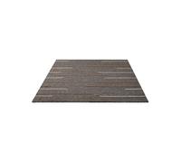 Dalle de Moquette Réutilisable 61x61cm Lot de 24 Couverture 8,9? à Poils Ras Marron