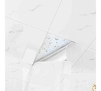 Dalle de plafond Dalles De Plafond Suspendu - 5, 10, 15 Ou 20 Pièces - Panneaux Imperméables Et À Monter Soi-même Pour Décoration Murale Intérieure - Couvre-plafond Auto-adhésif(E,10 pcs)