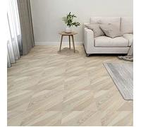 Dalle de Plancher - VIDAXL - 55x Planches Autoadhésives - Antidérapant - PVC - 30,5x30,5 cm