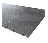 Dalle de sol Clipsable 116 x 76 x 3 cm Rectangulaire Polypropylène Revêtement de Sol Modulable Intérieur/Extérieur Art Plast