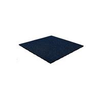 Dalle de sol sportif 'FIFTEEN' - 100x100 cm - 20 mm - EPDM bleu / SBR noir