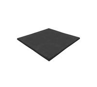 Dalle de sport noire - 100x100 cm - 15 mm - EPDM
