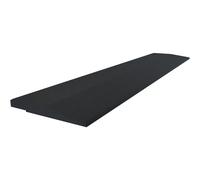 Dalle en caoutchouc profilée Flow Fitness Noir 100x20x2 cm