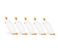 Dalle LED 12W Ronde SuperSlim Coupe Ø 155 mm (Pack 5