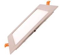 Dalle LED 15W Carrée Extra-Plate Coupe 180x180mm Argentée 6000K Blanc froid Blanc G