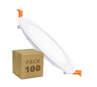 Dalle LED 18W Ronde Extra-Plate Blanc Neutre Coupe Ø 205mm - TECHBREY - 18xØ220 mm - OSRAM - 1400lm