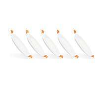 Dalle LED 18W Ronde SuperSlim Coupe Ø 205 mm (Pack 5) 5000K Blanc froid