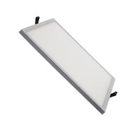 Dalle LED 30W Carrée High Lumen LIFUD Coupe Ø 200 mm Argentée