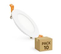 Dalle LED 6W Ronde SuperSlim Coupe Ø 110 mm (Pack 10