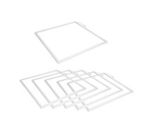 Dalle LED Cadre Lumineux 60x60 Slim 36W BLANC (Pack de 6) - Blanc Chaud 2300K - 3500K