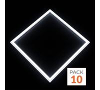 Dalle LED Cadre Lumineux CCT 60x60 40W - 3000K/4200K/6400K - Pack de 10