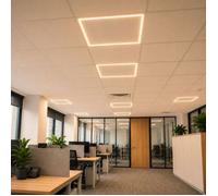 Dalle LED Cadre Lumineux CCT 60x60 40W - 3000K/4200K/6400K - Pack de 2