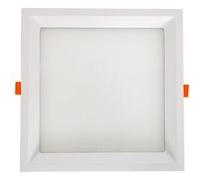 Dalle LED TechBrey 20W Carrée CCT Sélectionnable Microprismatique Coupe 200x200 mm Blanc Blanc