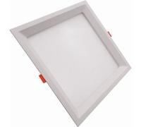 Dalle LED TechBrey 26W Carrée CCT Sélectionnable Microprismatique Blanc 2700K-6000K - 150x150 mm Blanc