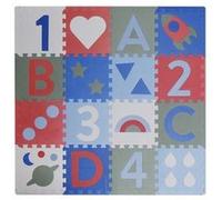 Kindsgut Tapis de Jeu pour Le Sol en pièces de Puzzle, Parfait pour Ramper, se défouler et Jouer, Apprendre Les Chiffres, Jolis Motifs et Couleurs discrètes, bébé, Puzzle, Aron