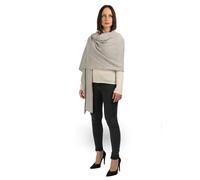 DALLE PIANE CASHMERE - Ètole 100% cachemire - Made in Italy - Femme, Couleur: Gris, Taille unique