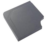 Dalle pour parasol ""Stacio"" ardoise 15kg en béton - Hespéride