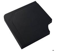 Dalle pour parasol ""Stacio"" noir 25kg en béton - Hespéride