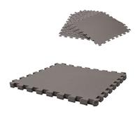 Dalle pour piscine imprimé taupe 50x50cm 3mm 9 pièces WERKA PRO