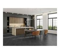 Dalle PVC à clipser Senso Premium Rigide acoutisque marbre gris foncé 39,9 x 73 cm, Gerflor