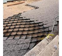 Dalle stabilisatrice de Gravier Robuste de 10 cm d'épaisseur, Dalle alvéolaire perméable pour allée, Jardin et Chemin piétonnier, Dalle géocellulaire, Base pour abri de Jardin (4 m x 9 m / 1