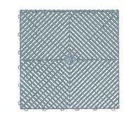 DALLES CLIPSABLES ajourées - Garage, Terrasse, Balcon - MOSAIK AERO - Lot de 4,70 m² - 39,5 x 39,5 cm - Gris
