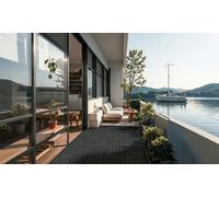 Dalles clipsables en WPC Bavaro Premium de Home Deluxe : Teck / 1 m²