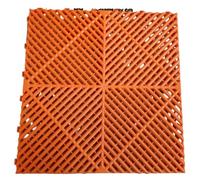 Dalles de Garage emboîtables en PP(Orange,320pcs(8carton))
