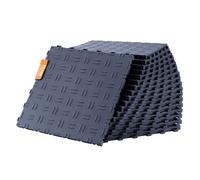 Dalles de Garage Emboîtables-VEVOR-305x305x13,4 mm-pour Protection Garages, Sous-sols, Ateliers de Réparation-Gris Graphite