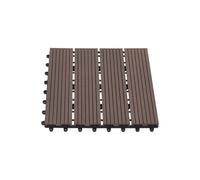 Dalles de jardin - HELLOSHOP26 - Set de 11 - Bois composite - Antidérapant - 1m²