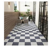 Dalles de Moquette 1-30PCS Self Adhesive Carpet Tile Easy Peel Stick Soundproof Office Floor 30PCS Sticker Square Mat(Khaki a light gray,30x30cm 30pcs)