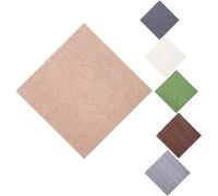 Dalles de moquette 20 x pouces, auto-adhésives, multi-usages, carrées, antidérapantes, lavables, tapis sol for la maison et les animaux domestiques, passe sous vide(Camel,25pcs)
