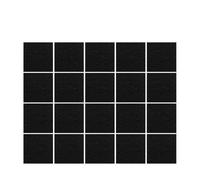Dalles de Moquette 50PCS Self-adhesive Carpet Square 30x30cm Peel Stick Removable Sticker Floor Mats for DIY Home Furnishing Tiles Hallway Indoor(Black-20PCS)
