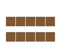 Dalles de Moquette 50PCS Self-adhesive Carpet Square 30x30cm Peel Stick Removable Sticker Floor Mats for DIY Home Furnishing Tiles Hallway Indoor(Brown-10PCS)