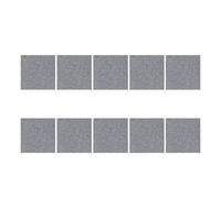 Dalles de Moquette 50PCS Self-adhesive Carpet Square 30x30cm Peel Stick Removable Sticker Floor Mats for DIY Home Furnishing Tiles Hallway Indoor(Grey-10PCS)