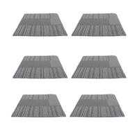 Dalles de Moquette 6 Pièces Auto-adhésives en Polypropylène | Pose Facile, Surface à Coller, Isolation Intégrée, pour Espaces Publics et Salon