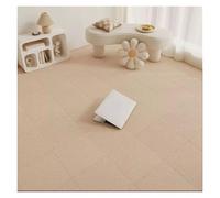 Dalles de moquette autocollantes 1-30PCS Self Adhesive Carpet Tile Easy Peel Stick Soundproof Office Floor 30PCS Sticker Square Mat(Khaki,30x30cm 6pcs)