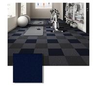 Dalles de moquette autocollantes 1-30PCS Self Adhesive Carpet Tile Easy Peel Stick Soundproof Office Floor 30PCS Sticker Square Mat(3-color splicing,30x30cm 3pcs)
