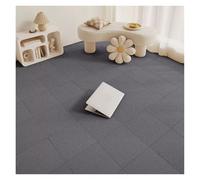 Dalles de moquette autocollantes 1-30PCS Self Adhesive Carpet Tile Easy Peel Stick Soundproof Office Floor 30PCS Sticker Square Mat(Dark grey,30x30cm 6pcs)