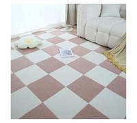 Dalles de moquette autocollantes 1-32PCS Self Adhesive Carpet Tile Peel Stick Soundproof Office Floor Sticker Splicing Square Mat(Camel and white,30x30cm 10pcs)