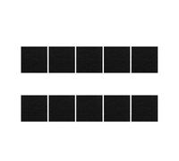 Dalles de moquette autocollantes 50PCS Self-adhesive Carpet Square 30x30cm Peel Stick Removable Sticker Floor Mats for DIY Home Furnishing Tiles Hallway Indoor(Black-10PCS)