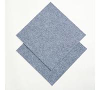 Dalles de moquette for la maison et les animaux domestiques, carreaux sol auto-adhésifs sous vide, 12x12 pouces, tapis papier peint à effet décoration for(Ash,4pcs)