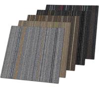 Dalles de moquette Warsaw gris foncé 24 50 x 50 cm